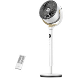 DREO Ventilateur de pièce, ventilateur oscillant 120°+120°, moteur DC, circulation d’air jusqu’à 30 m pour toute la pièce, 9 vit