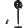 DREO Ventilateur de pièce, ventilateur oscillant 120°+120°, moteur DC, circulation d’air jusqu’à 30 m pour toute la pièce, 9 vit