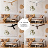Mellerware - Ventilateur de plafond avec télécommande Brizy! 45W | Puissant | Ultra silencieux | 3 lames | Diamètre 132cm | 6 vi