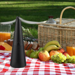 3Pcs Table Fly Fans,Portable USB Rechargeable Table Silent Mosquito Repellent Fan,Répulsif à Mouches et Moustiques pour Terrasse