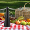 3Pcs Table Fly Fans,Portable USB Rechargeable Table Silent Mosquito Repellent Fan,Répulsif à Mouches et Moustiques pour Terrasse