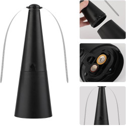 3Pcs Table Fly Fans,Portable USB Rechargeable Table Silent Mosquito Repellent Fan,Répulsif à Mouches et Moustiques pour Terrasse