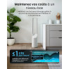 Pro Breeze Ventilateur Colonne Sans Pale - Ventilateur Tour Silencieux, Hauteur 101 cm avec 6 Vitesses, Oscillation 60°, Ventila