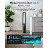 Pro Breeze Ventilateur Colonne Sans Pale - Ventilateur Tour Silencieux, Hauteur 101 cm avec 6 Vitesses, Oscillation 60°, Ventila