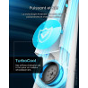 Pro Breeze Ventilateur Colonne Sans Pale - Ventilateur Tour Intelligent 101 cm - WiFi - Ultra silencieux avec Télécommande, Ecra