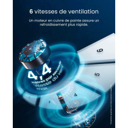 Pro Breeze Ventilateur Colonne Sans Pale - Ventilateur Tour Intelligent 101 cm - WiFi - Ultra silencieux avec Télécommande, Ecra