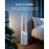 Pro Breeze Ventilateur Colonne Sans Pale - Ventilateur Tour Intelligent 101 cm - WiFi - Ultra silencieux avec Télécommande, Ecra