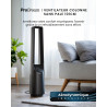 Pro Breeze Ventilateur Colonne Sans Pale - Ventilateur Tour Intelligent 101 cm - WiFi - Ultra silencieux avec Télécommande, Ecra