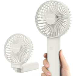 EasyAcc Ventilateur USB Portable Ventilateur à Main Petit Rechargeable 3-13 Heures D'utilisation 4 Vitesse Ventilateur de Table 