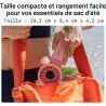 JISULIFE Ventilateur portable, ventilateur portable avec écran LED [refroidissement maximum 19,5 heures] 5000 mAh, plié à 150 °,