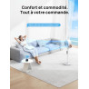Dreo Smart Ventilateur sur Pied Silencieux 25dB, 30M portée, 1650m³/h Volume d'air, Turbo Circulateur, Hauteur 110CM, 6 Modes, 8