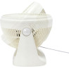 Amazon Basics Ventilateur de bureau portable, 18 cm, fonctionnement silencieux, 3 vitesses, inclinaison variable à 90°, Blanc, 1