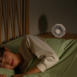 Mini Ventilateur Puissant, Ventilateur Silencieux Portable, 3 Vitesse Petit Ventilateur Table Pour La Chambre, Bureau, Domair(Ro