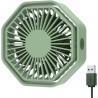 Mini Ventilateur Puissant, Ventilateur Silencieux Portable, 3 Vitesse Petit Ventilateur Table pour La Chambre, Bureau, Domair(Ro