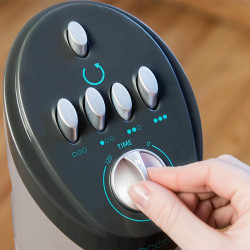 Cecotec Ventilateur Colonne avec Minuterie EnergySilence 790 Skyline, 50W, 30'' (76cm) Hauteur, Contrôle Mécanique, Oscillant, M