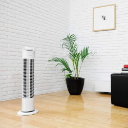 Cecotec Ventilateur colonne numérique EnergySilence 9090 Skyline. 45 W, 40’’, 3 vitesses, Moteur en cuivre, Minuterie, Télécomma