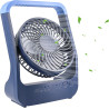 ATEngeus Ventilateur de bureau USB 6" avec batterie 20000 mAh Petit ventilateur de table Tête réglable à 3 vitesses rotatif à 18