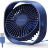 EasyAcc Ventilateur USB Mini Ventilateur de Table Silencieux Portable Ventilateur USB 3 Vitesse pour Bureau Maison