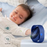 EasyAcc Ventilateur USB Mini Ventilateur de Table Silencieux Portable Ventilateur USB 3 Vitesse pour Bureau Maison