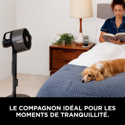 Shark FlexBreeze Pro Mist Ventilateur intérieur/extérieur sans fil, Brumisateur portable, Portée 20 m, Sur pied ou de table, 5 v
