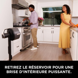 Shark FlexBreeze Pro Mist Ventilateur intérieur/extérieur sans fil, Brumisateur portable, Portée 20 m, Sur pied ou de table, 5 v