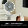 Shark FlexBreeze Ventilateur à haute vélocité, ventilateur portable hybride avec/sans fil pour l'intérieur et l'extérieur, résis