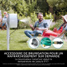 Shark FlexBreeze Ventilateur à haute vélocité, ventilateur portable hybride avec/sans fil pour l'intérieur et l'extérieur, résis
