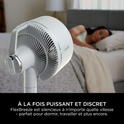 Shark FlexBreeze Ventilateur à haute vélocité, ventilateur portable hybride avec/sans fil pour l'intérieur et l'extérieur, résis