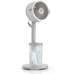 Shark FlexBreeze Pro Mist Ventilateur intérieur/extérieur sans fil, Brumisateur portable, Portée 20 m, Sur pied ou de table, 5 v