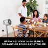 Shark FlexBreeze Pro Mist Ventilateur intérieur/extérieur sans fil, Brumisateur portable, Portée 20 m, Sur pied ou de table, 5 v