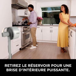 Shark FlexBreeze Pro Mist Ventilateur intérieur/extérieur sans fil, Brumisateur portable, Portée 20 m, Sur pied ou de table, 5 v