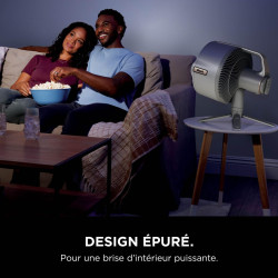 Shark FlexBreeze Pro Mist Ventilateur intérieur/extérieur sans fil, Brumisateur portable, Portée 20 m, Sur pied ou de table, 5 v