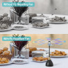 Lot de 4 plumeaux, USB C, répulsif Anti-Mouches avec Interrupteur, Automatique et Flexible, avec Crochet, arrêt Doux, Repousse d