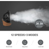 4UMOR Ventilateur Ultra Silencieux 20dB avec Télécommande 1823m³/h Moteur DC 12 Vitesses 8h Minuterie 3D Oscillation Turbo Venti