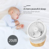 4UMOR Ventilateur Ultra Silencieux 20dB avec Télécommande 1823m³/h Moteur DC 12 Vitesses 8h Minuterie 3D Oscillation Turbo Venti