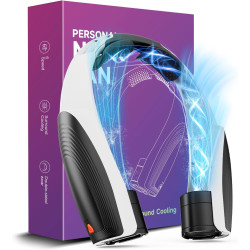 Ventilateur de Cou Portable AI avec 6 Vitesses Puissantes, Batterie 8000mAh Rechargeable USB-C, Ventilateur de Cou Mains Libres 