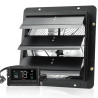 VEVOR Ventilateur d'extraction à volets, 35,6 cm avec contrôleur de température et d'humidité, extracteur d'air de grenier mural