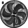 Fanelite Ventilateur mural professionnel FW50-DC – 50 cm – Moteur DC silencieux – Débit d’air 230 m³/min – 6 vitesses – Télécomm