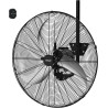 Fanelite Ventilateur mural professionnel FW65-DC – 65 cm – Moteur DC silencieux – Débit d’air 250 m³/min – 6 vitesses – Télécomm