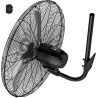 Fanelite Ventilateur mural professionnel FW65-DC – 65 cm – Moteur DC silencieux – Débit d’air 250 m³/min – 6 vitesses – Télécomm