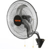 VEVOR Ventilateur mural industriel, 44,45 cm, ventilateur mural oscillant 4000 CFM, 3 vitesses, ventilateur commercial résidenti