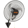 VEVOR Ventilateur mural industriel, 44,45 cm, ventilateur mural oscillant 4000 CFM, 3 vitesses, ventilateur commercial résidenti