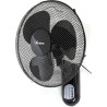ARDES - AR5W40R Ventilateur mural avec 3 pales rotatives de 40 cm Télécommande Oscillation automatique Minuterie réglable et 3 v