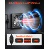 VEVOR Ventilateur Extraction Mural 20,3 cm Ventilateur Extracteur 980 m³/h Extracteur d'Air pour Grenier, Garage, Sous-sol, Atel