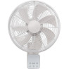 Casafan | Ventilateur mural AIROS ECO DESIGN WALL | h x l x p 540 x 404 x 350 mm | blanc