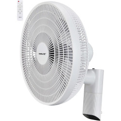 Fanelite - Ventilateur mural FW40-DC - Moteur DC - Diamètre 40 cm - 7 vitesses - Avec télécommande - Minuterie - Grille et hélic