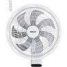 Fanelite - Ventilateur mural FW40-DC - Moteur DC - Diamètre 40 cm - 7 vitesses - Avec télécommande - Minuterie - Grille et hélic