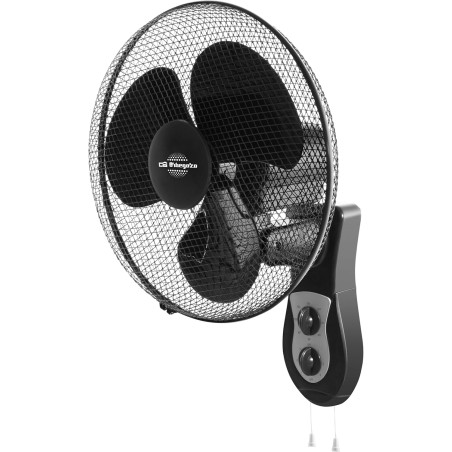 Orbegozo WF 0141 - Ventilateur mural, oscillant, 3 vitesses, minuterie, pales de 40 cm, 40 W