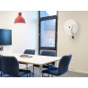BEPER P206VEN600 Wall Fan - Ventilateur mural avec télécommande et minuterie jusqu'à 7,5 heures, Blanc