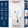 BEPER P206VEN600 Wall Fan - Ventilateur mural avec télécommande et minuterie jusqu'à 7,5 heures, Blanc